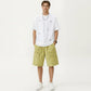 Men's Short Sleeve Graphic T-Shirt with Minimal Embroidered Details