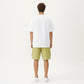 Men's Short Sleeve Graphic T-Shirt with Minimal Embroidered Details