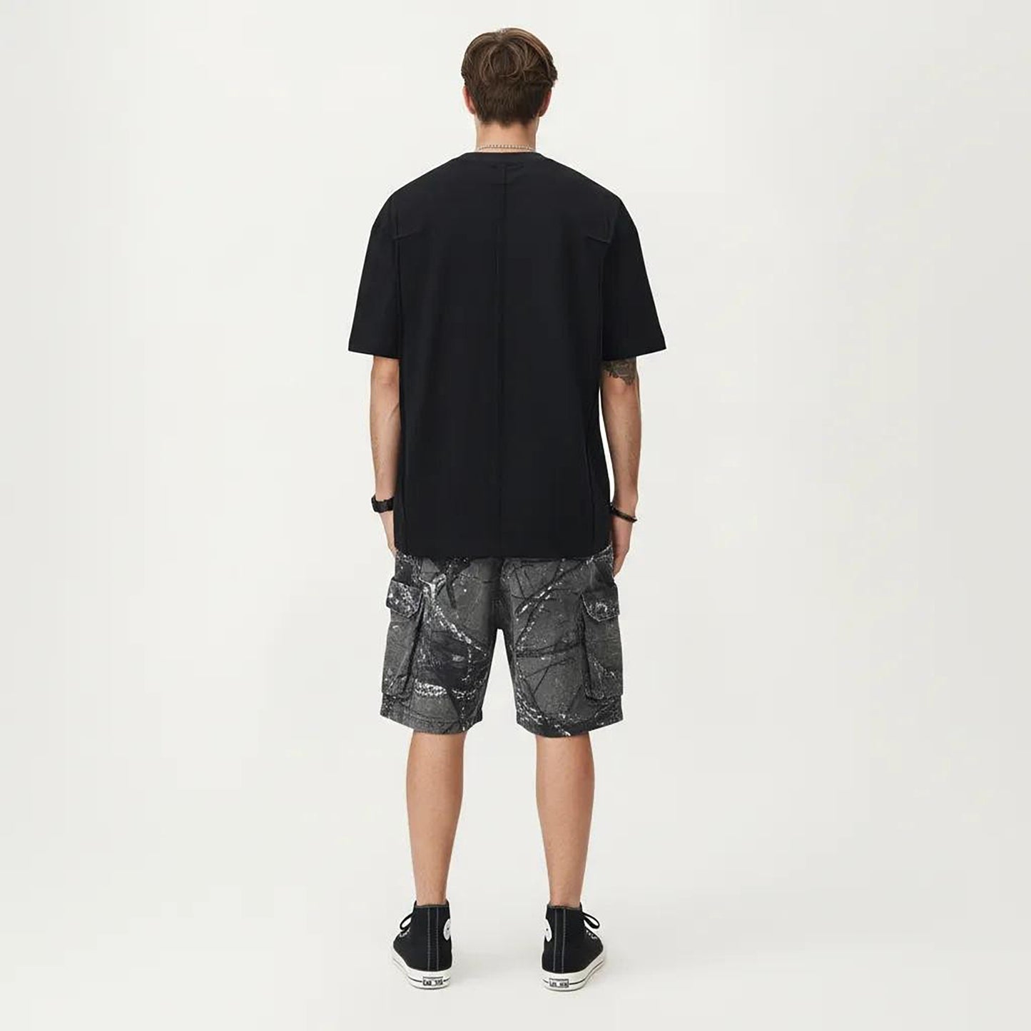 Men's Short Sleeve Crew Neck Essential T-Shirt with Relaxed Fit
