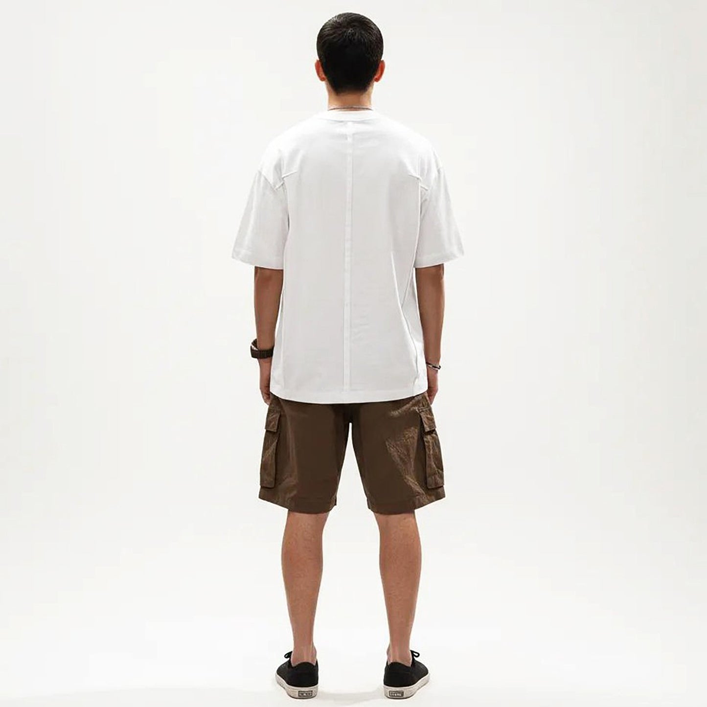 Men's Short Sleeve Crew Neck Essential T-Shirt with Relaxed Fit