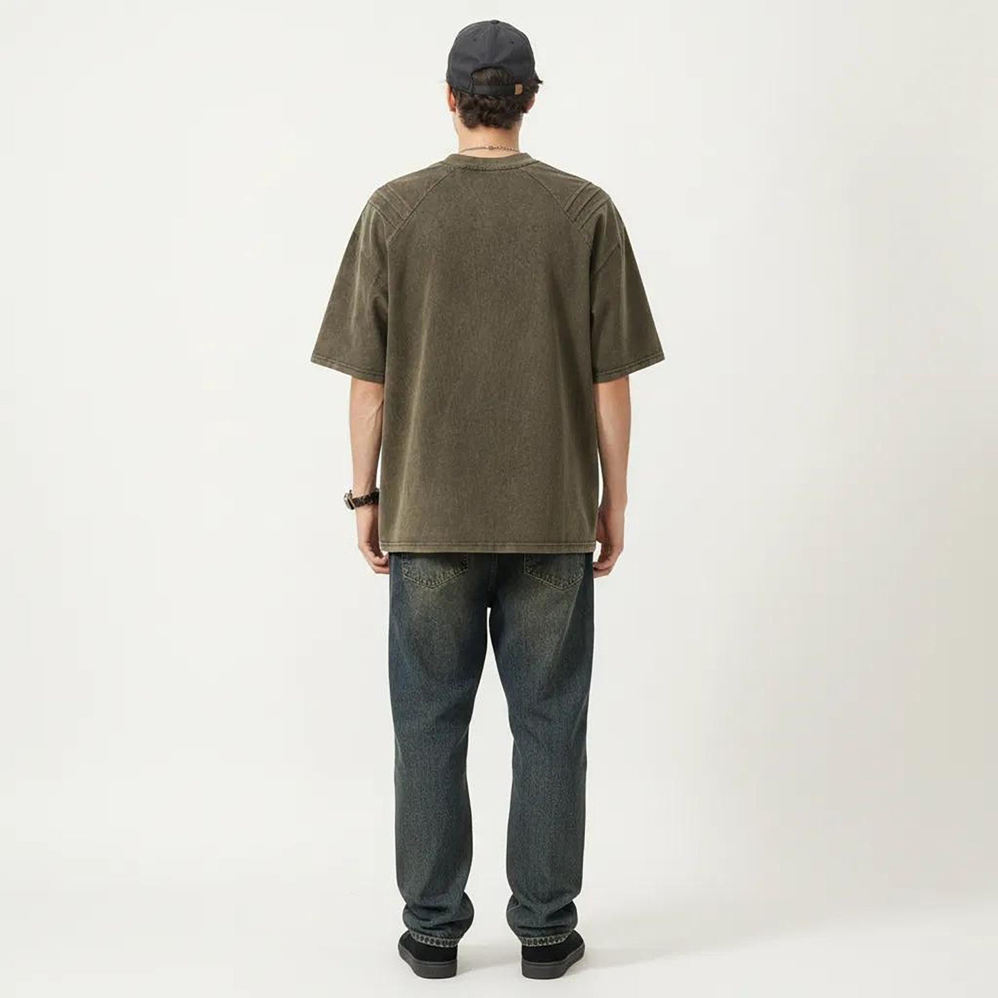 Men's Short Sleeve Crew Neck Graphic T-Shirt with Relaxed Fit