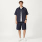 Men's Short Sleeve Button Front Shirt with Chest Pocket and Relaxed Fit