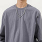 Men's Long Sleeve Crew Neck Pullover Top with Relaxed Fit and Soft Knit Feel