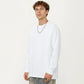 Men's Long Sleeve Crew Neck Pullover Top with Relaxed Fit and Soft Knit Feel