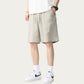 Men's Drawstring Waist Relaxed Fit Casual Shorts with Lightweight Woven Feel