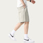 Men's Drawstring Waist Relaxed Fit Casual Shorts with Lightweight Woven Feel