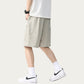 Men's Drawstring Waist Relaxed Fit Casual Shorts with Lightweight Woven Feel