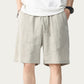 Men's Drawstring Waist Relaxed Fit Casual Shorts with Lightweight Woven Feel