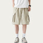 Men's Drawstring Waist Cargo Utility Casual Shorts with Relaxed Fit