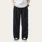 Men's Drawstring Waist Relaxed Fit Woven Pants with Seam Detailing