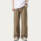 Men's Straight Leg Relaxed Fit Woven Pants with Clean Seam Finish