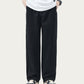 Men's Relaxed Fit Straight Leg Woven Pants with Clean Seam Detailing
