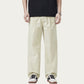 Men's Straight Leg Woven Track Pants with Side Seam Detail