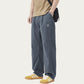 Men's Straight Leg Woven Track Pants with Side Seam Detail