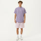 Men's Short Sleeve Athletic T-Shirt with Half Zip Mock Neck Contrast Panels Breathable Lightweight