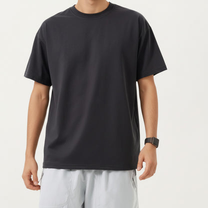 Men's Short Sleeve T-Shirt with Relaxed Fit Soft Lightweight Breathable Everyday Essential Top