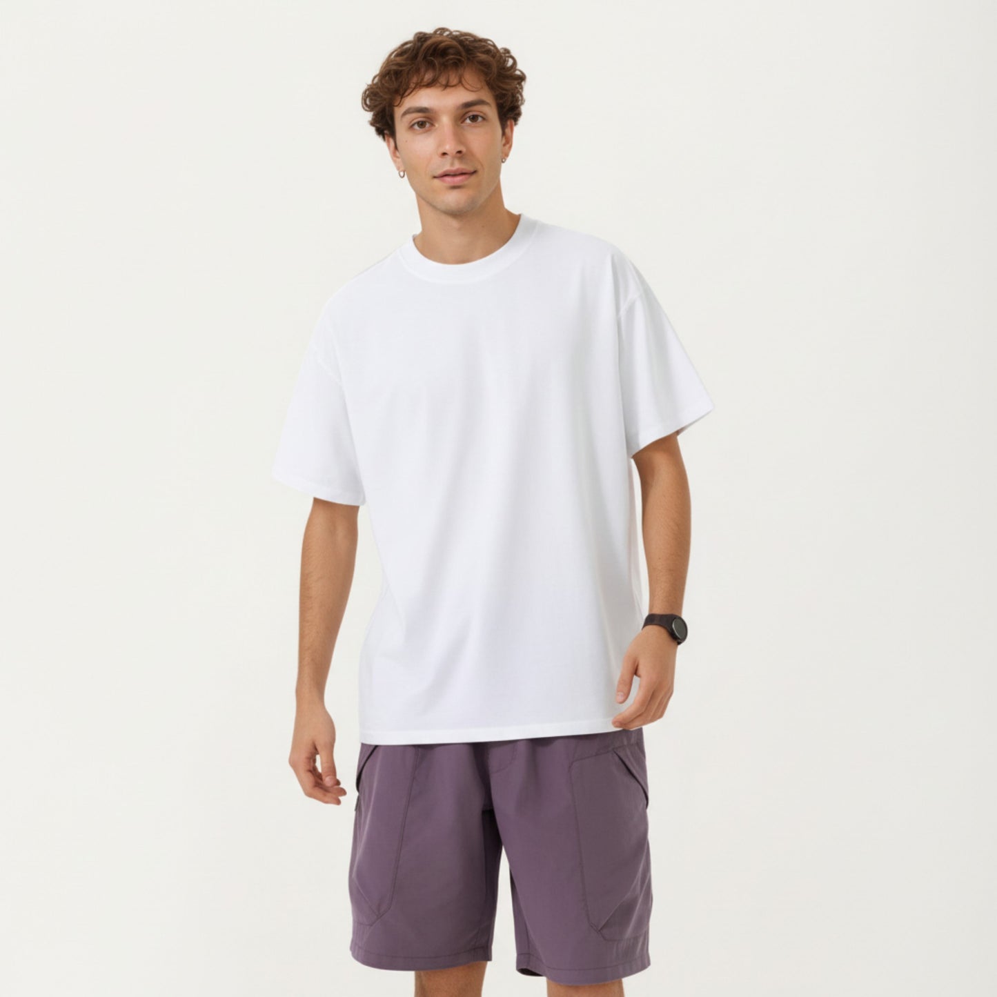 Men's Short Sleeve T-Shirt with Relaxed Fit Soft Lightweight Breathable Everyday Essential Top