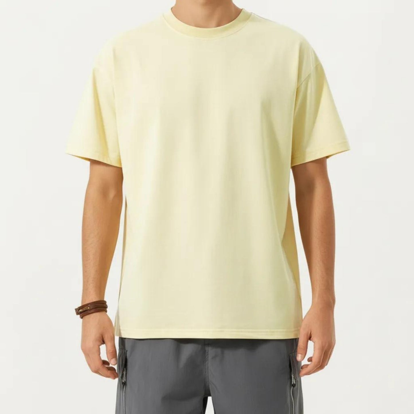 Men's Short Sleeve T-Shirt with Relaxed Fit Soft Lightweight Breathable Everyday Essential Top