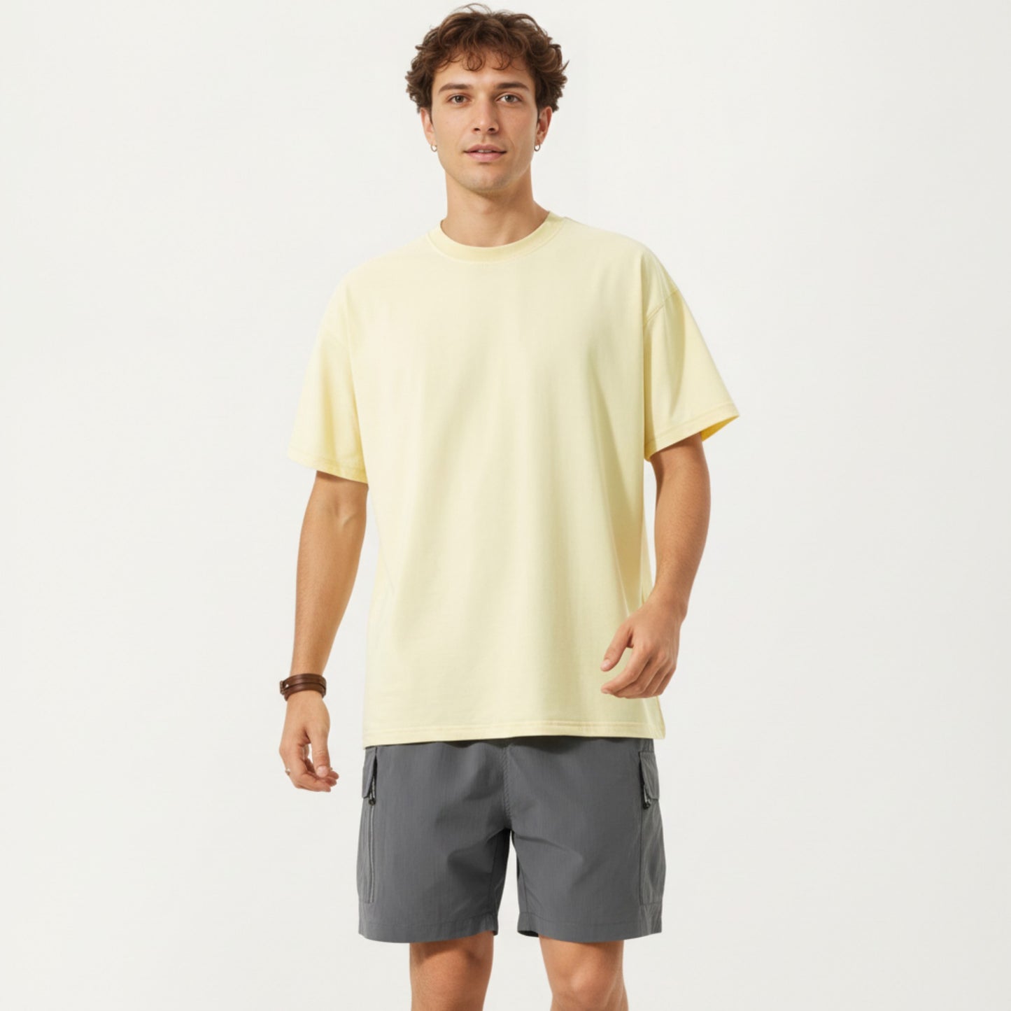 Men's Short Sleeve T-Shirt with Relaxed Fit Soft Lightweight Breathable Everyday Essential Top