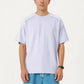 Men's Short Sleeve Athletic T-Shirt with Contrast Shoulder Panels Lightweight Breathable