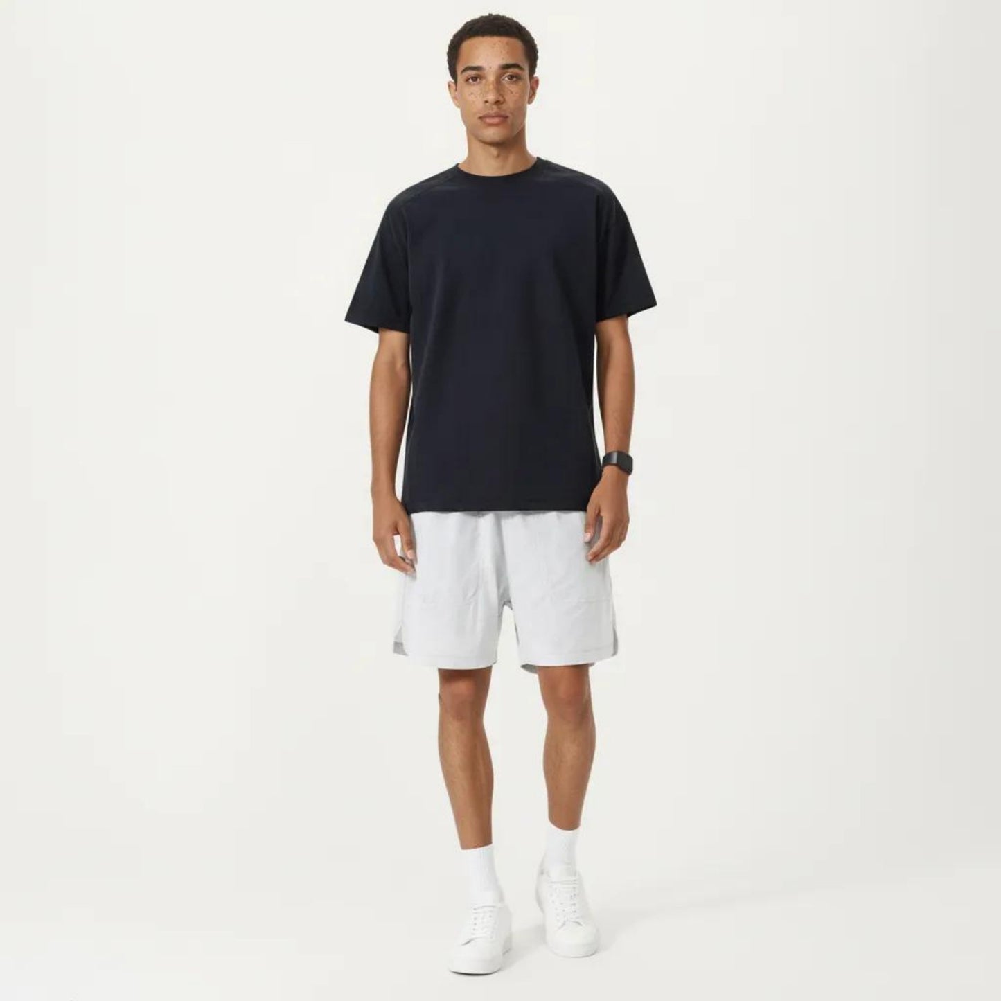 Men's Short Sleeve Oversized T-Shirt with Relaxed Fit Soft Lightweight Everyday Essential Top