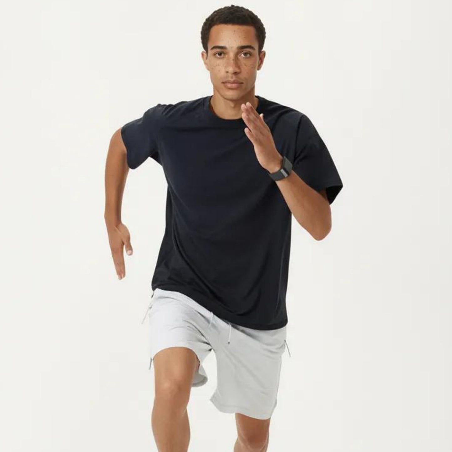Men's Short Sleeve Oversized T-Shirt with Relaxed Fit Soft Lightweight Everyday Essential Top