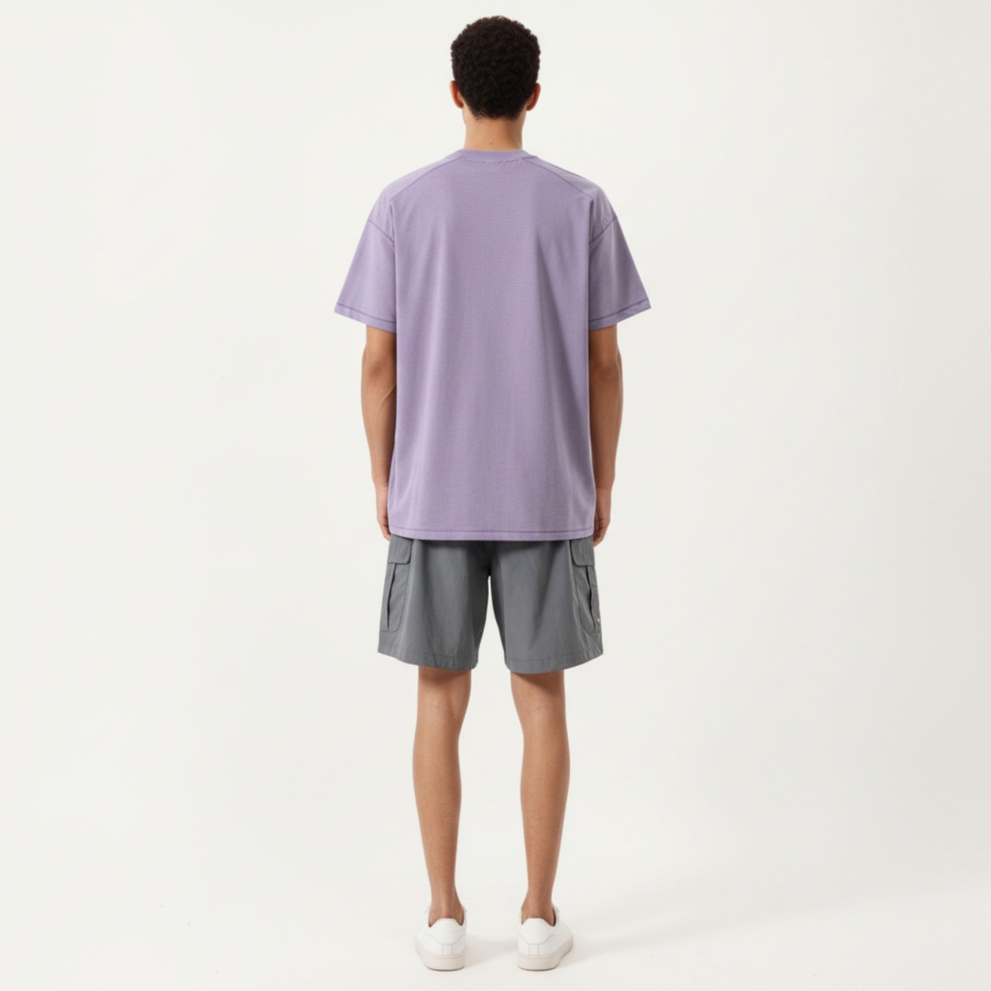 Men's Short Sleeve Oversized T-Shirt with Relaxed Fit Soft Lightweight Everyday Essential Top