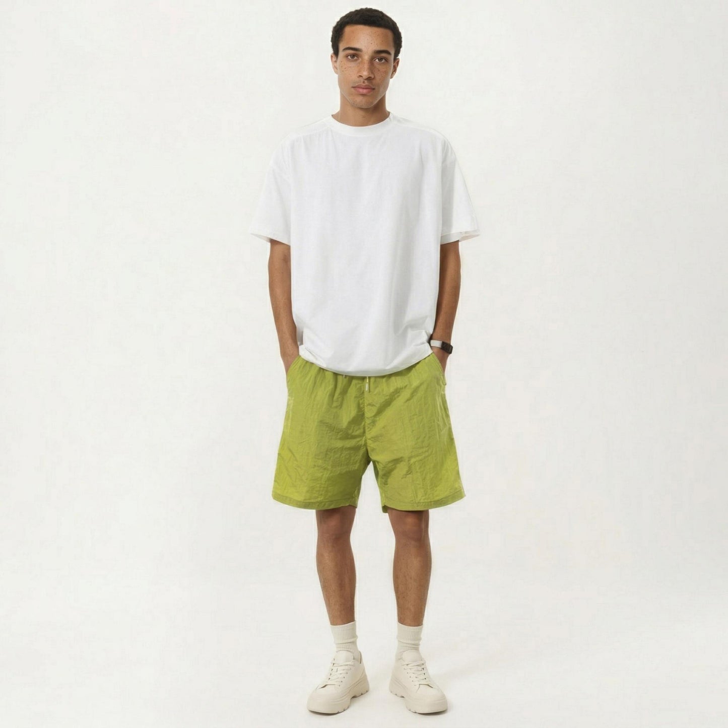 Men's Short Sleeve Oversized T-Shirt with Relaxed Fit Soft Lightweight Everyday Essential Top
