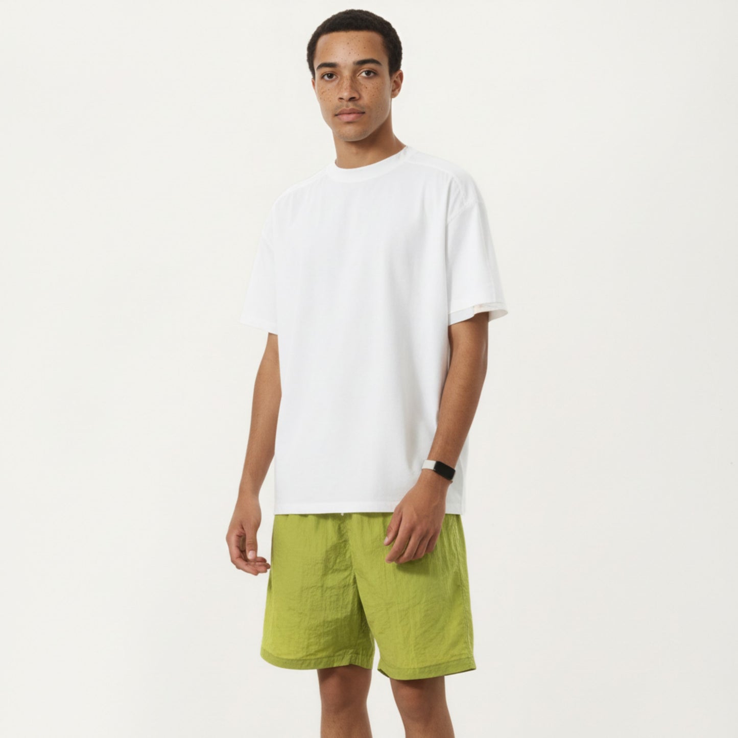 Men's Short Sleeve Oversized T-Shirt with Relaxed Fit Soft Lightweight Everyday Essential Top