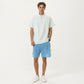 Men's Short Sleeve Athletic T-Shirt with Half Zip Mock Neck Lightweight Breathable Fabric