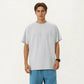 Men's Short Sleeve Athletic T-Shirt with Contrast Seam Detail Breathable Lightweight Fabric