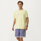 Men's Short Sleeve Athletic T-Shirt with Contrast Seam Detail Breathable Lightweight Fabric