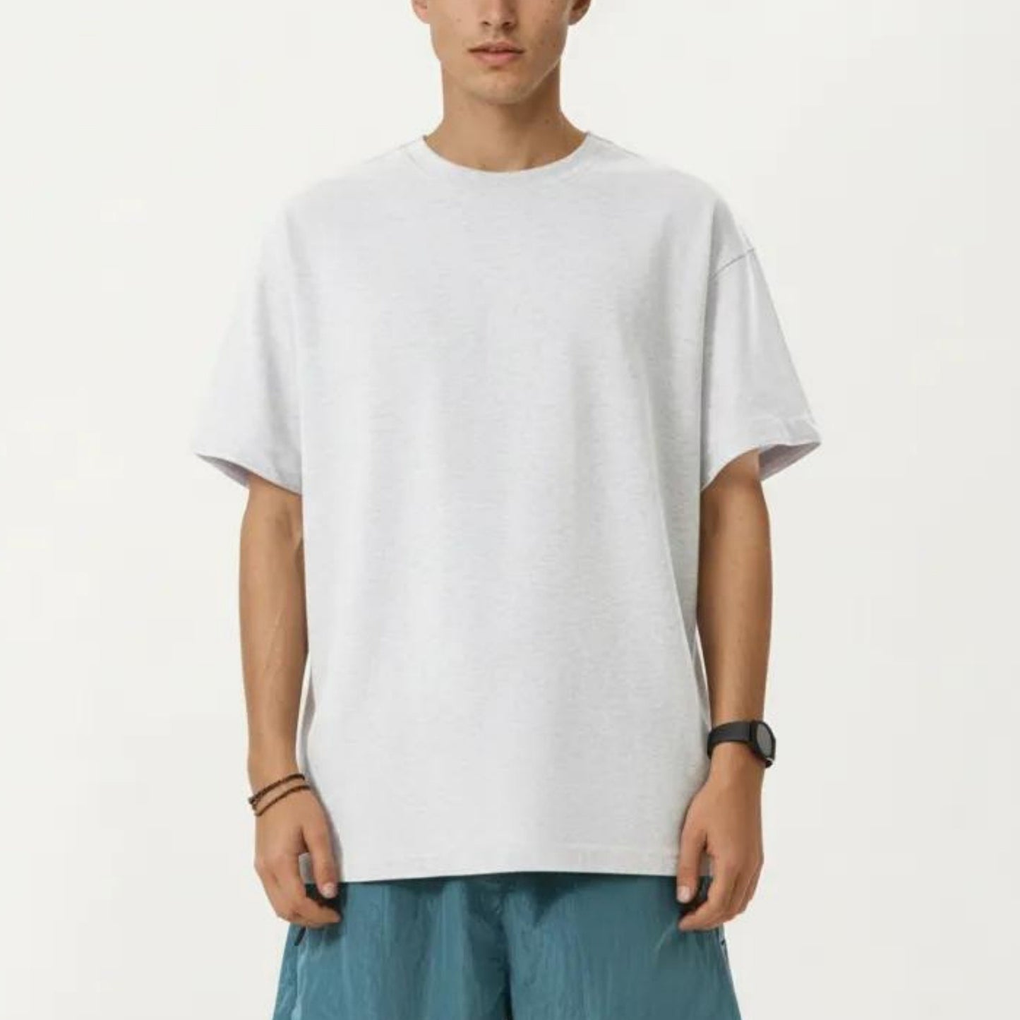 Men's Short Sleeve Basic T-Shirt with Crew Neck Lightweight Fabric and Relaxed Fit Design