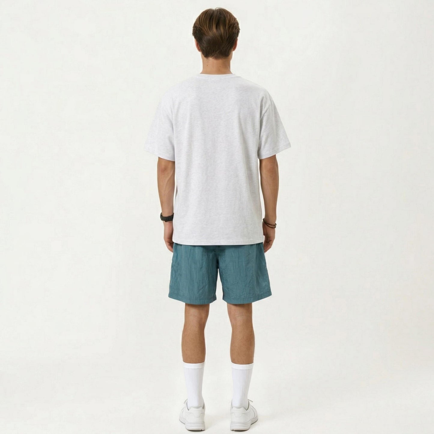 Men's Short Sleeve Basic T-Shirt with Crew Neck Lightweight Fabric and Relaxed Fit Design