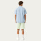 Men's Short Sleeve Athletic Polo Shirt with Zip Collar Lightweight Breathable Fabric and Relaxed Fit