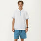 Men's Short Sleeve Athletic Polo Shirt with Zip Collar Lightweight Breathable Fabric and Relaxed Fit