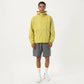 Men's Lightweight Hooded Windbreaker Jacket with Full Zip Closure Elastic Cuffs and Side Pocket