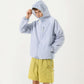 Men's Lightweight Windbreaker Jacket with Hood Full Zip Closure Chest Zipper Pocket and Elastic Cuff