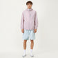 Men's Lightweight Windbreaker Jacket with Hood Full Zip Closure Chest Zipper Pocket and Elastic Cuff