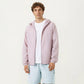 Men's Lightweight Windbreaker Jacket with Hood Full Zip Closure Chest Zipper Pocket and Elastic Cuff