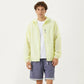 Men's Lightweight Windbreaker Jacket with Hood Full Zip Closure Chest Zipper Pocket and Elastic Cuff