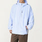 Men's Lightweight Windbreaker Jacket with Hood Full Zip Closure Panel Detail and Elastic Cuff Design