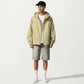 Men's Lightweight Hooded Windbreaker Jacket with Full Zip Closure Elastic Cuffs and Relaxed Fit