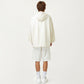 Men's Lightweight Hooded Windbreaker Jacket with Full Zip Closure Elastic Cuffs and Adjustable Hem