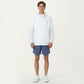Men's Lightweight Hooded Windbreaker Jacket with Full Zip Closure Elastic Cuffs and Adjustable Hem