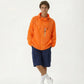 Men's Lightweight Windbreaker Jacket with Hood Full Zip Closure Drawstring Detail