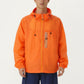Men's Lightweight Windbreaker Jacket with Hood Full Zip Closure Drawstring Detail
