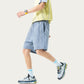 Men's Lightweight Athletic Shorts with Elastic Drawstring Waist Zipper Pocket Detail and Relaxed Fit