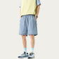 Men's Lightweight Athletic Shorts with Elastic Drawstring Waist Zipper Pocket Detail and Relaxed Fit