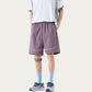 Men's Lightweight Athletic Shorts with Elastic Drawstring Waist Zipper Pocket Detail and Relaxed Fit